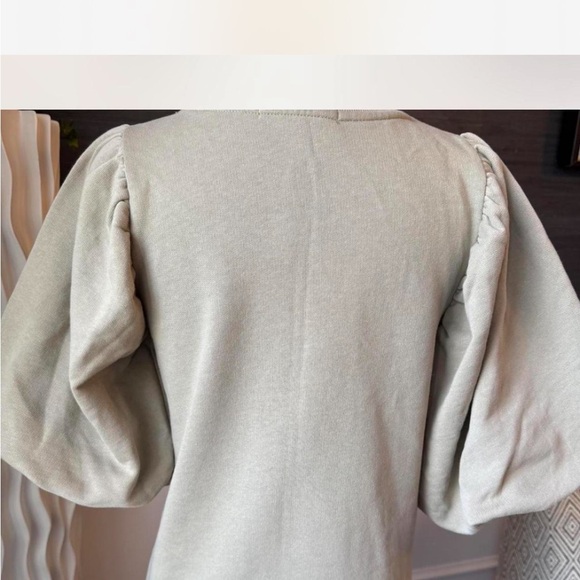 Rebecca Minkoff Tan Puff Sleeve Sheath Dress - Picture 6 of 7